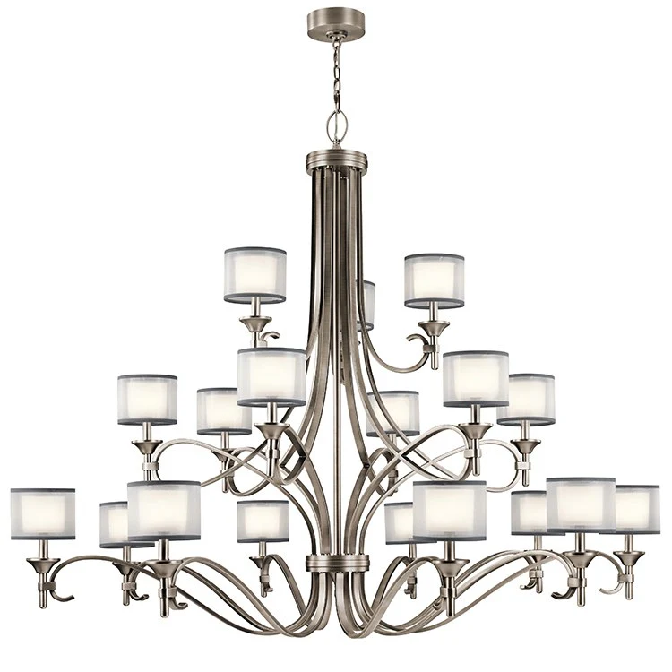 Lacey Eighteen-Light Three-Tier Chandelier - Frankwebs
