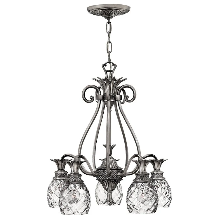 Plantation Five-Light Single-Tier Downlight Chandelier - Frankwebs