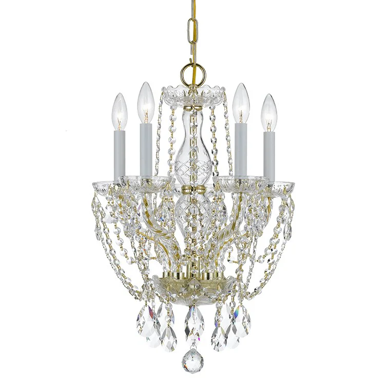 Traditional Crystal Five-Light Mini Chandelier - Frankwebs