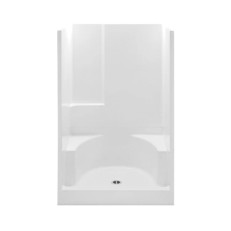 Shower Module 48 x 34 x 72 Inch Acrylic White 2 Pieces 2 Seats - Frankwebs