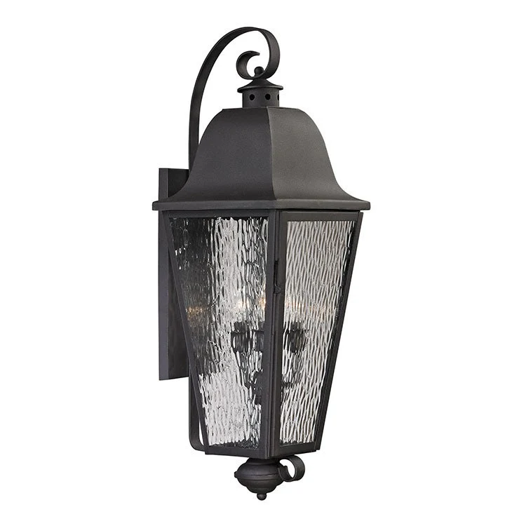 Forged Brookridge Four-Light Outdoor Wall Sconce - Frankwebs