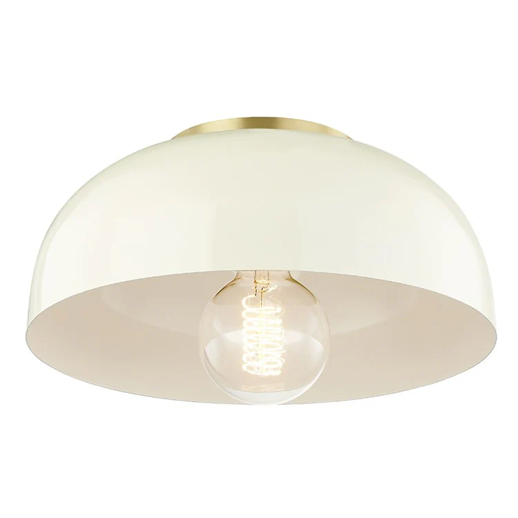 Avery Single-Light Small Semi-Flush Mount Ceiling Fixture - Frankwebs