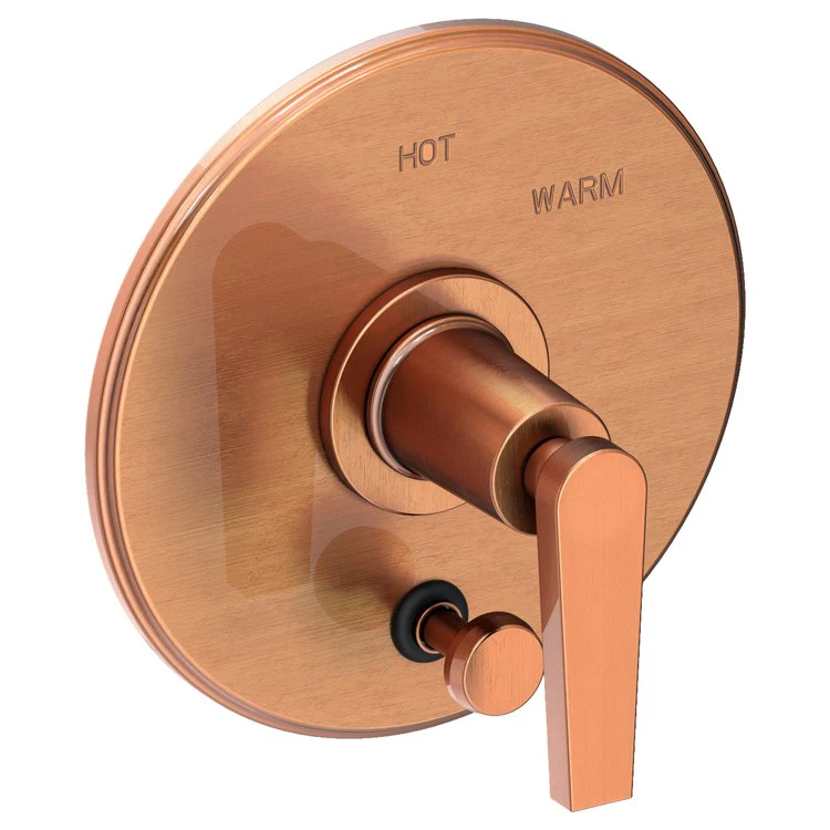 Pressure Balance Valve Trim Dorrance with Diverter Pull Knob 1 Lever Forever Brass PVD ADA Depth 3-1/6 Inch - Frankwebs