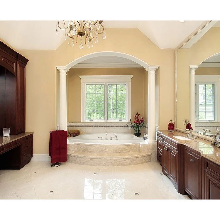 Soaking Tub Designer Collection Largo 82 x 64 Inch Drop-In Tub Only Side Center Biscuit Gelcoat - Frankwebs