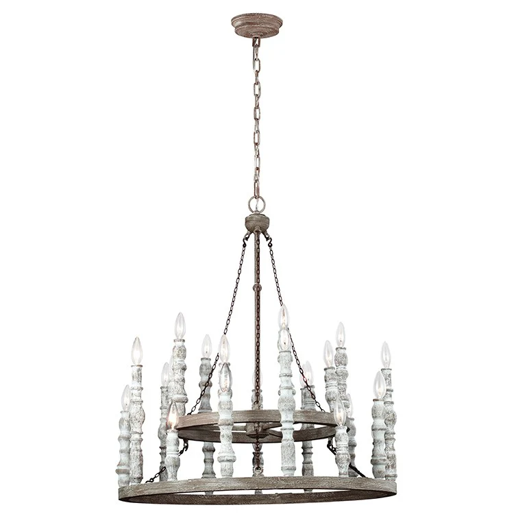 Norridge 24-Light Two-Tier Chandelier - Frankwebs