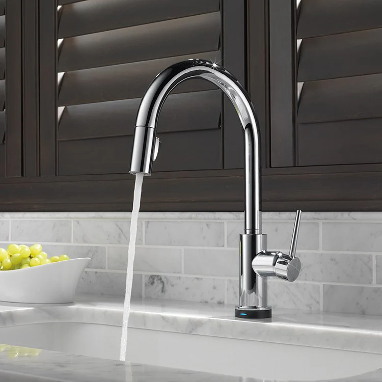 Trinsic Single Handle Pull Down Kitchen Faucet with Touch2O Technology - Frankwebs
