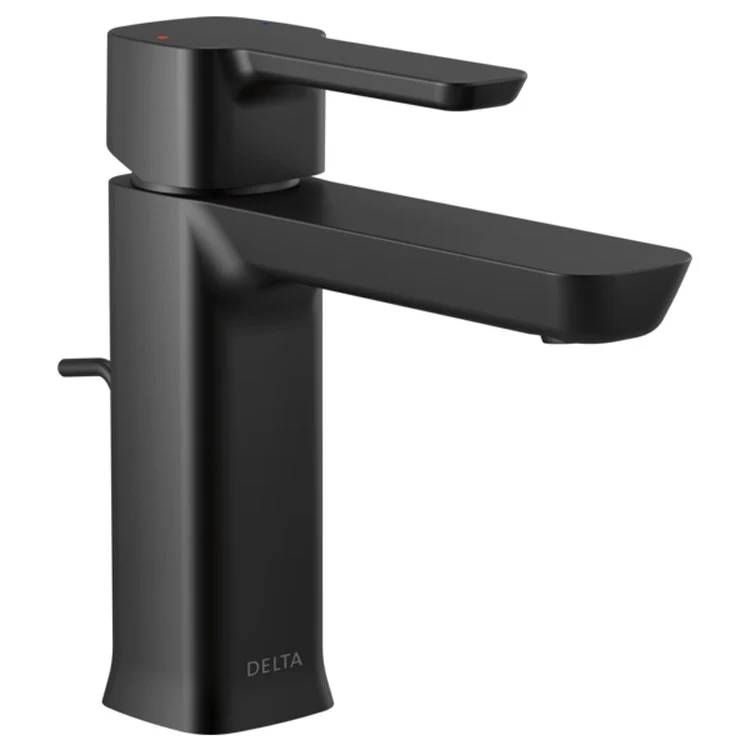Lavatory Faucet Modern Project Pack 4 Inch Spread 1 Lever ADA WaterSense Matte Black 1.0 Gallons per Minute - Frankwebs