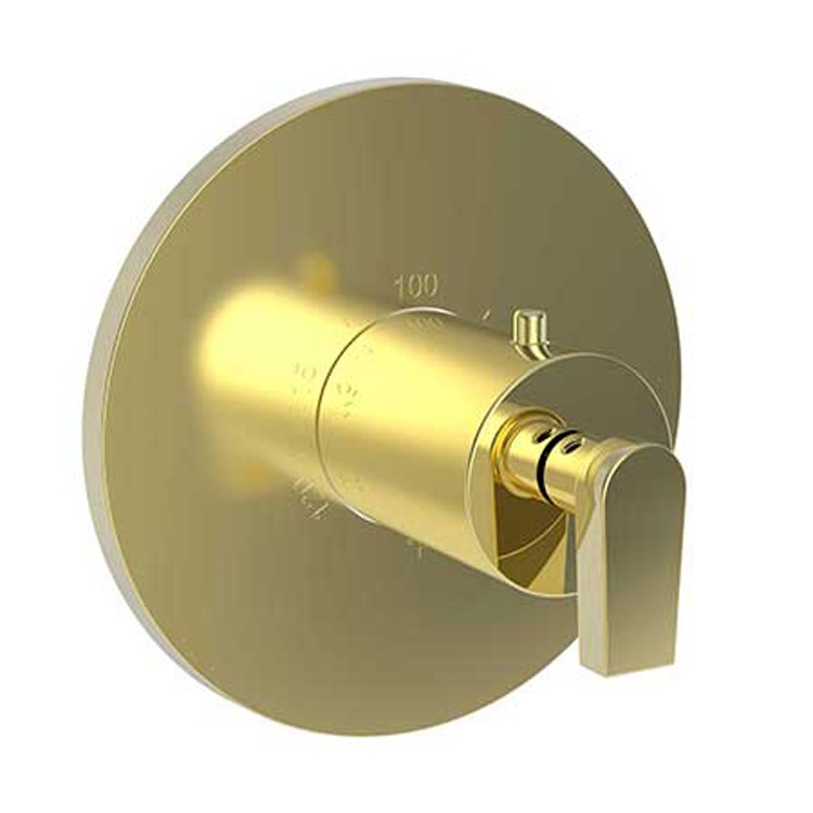 Thermostatic Trim Dorrance Round Plate 1 Lever Satin Bronze PVD ADA for Rough Valve 1-540 Face Plate and Temperature-Adjust Handle Brass - Frankwebs