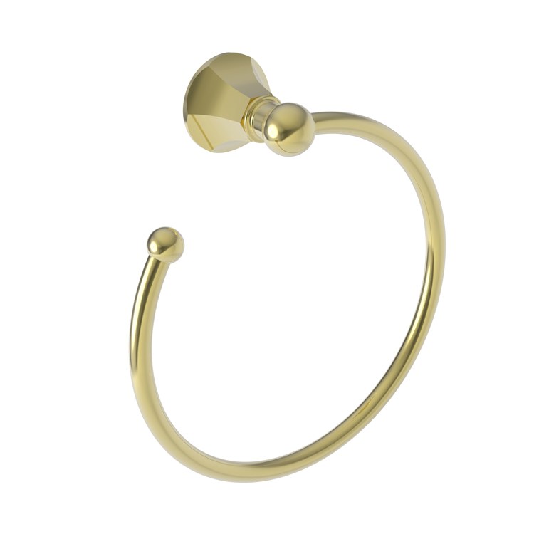 Towel Ring Metropole 7-2/9 Inch Open Satin Nickel PVD Brass 2-1/3 Inch - Frankwebs