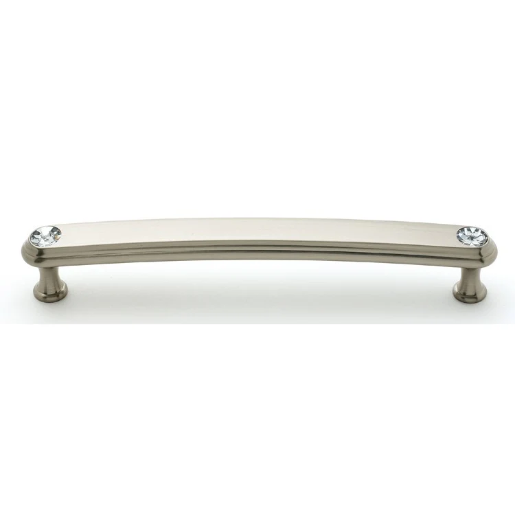 Pull Swarovski Crystal Round Crystal Handle Polished Antique Brass 6 Inch 6-3/4 Inch 1-1/8 Inch - Frankwebs