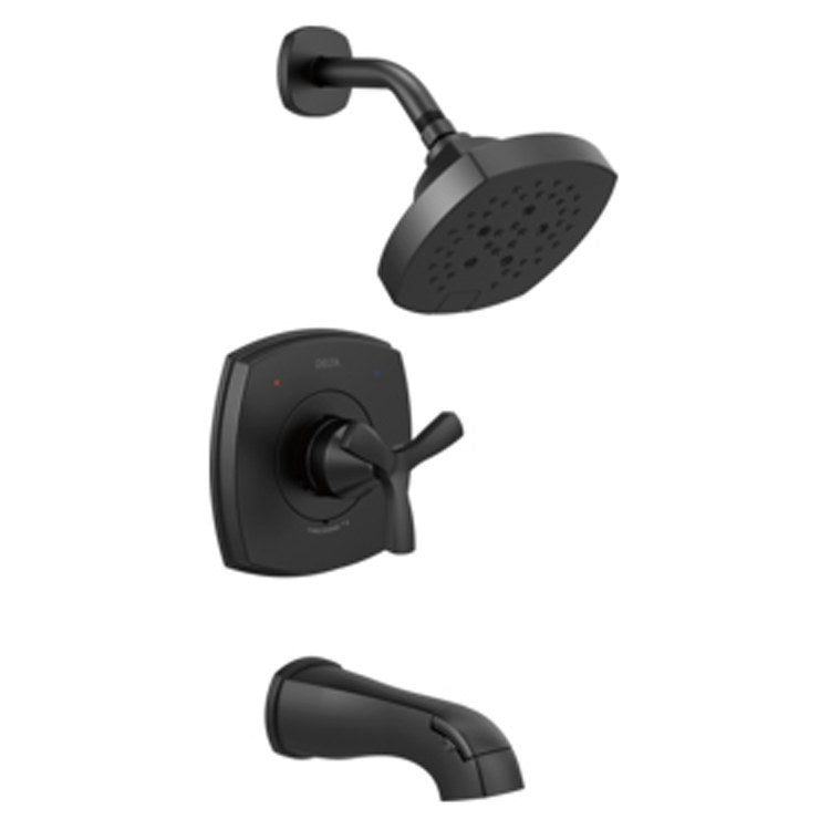 Tub and Shower Trim Stryke Monitor 14 1 Helo Matte Black ADA 1.75 Gallons per Minute - Frankwebs