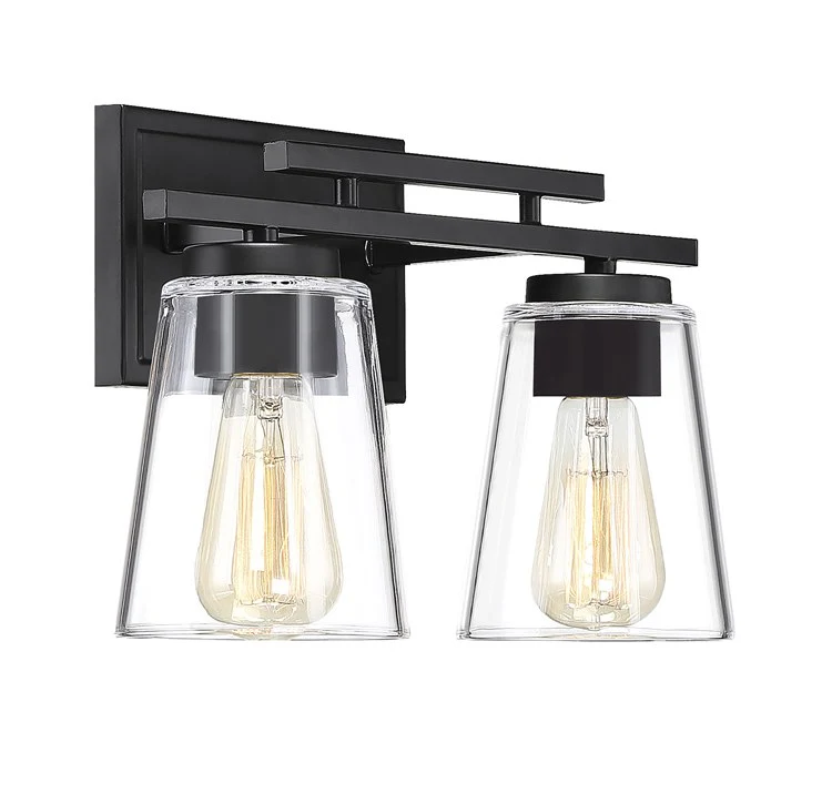 Calhoun Two-Light Bathroom Vanity Fixture - Frankwebs