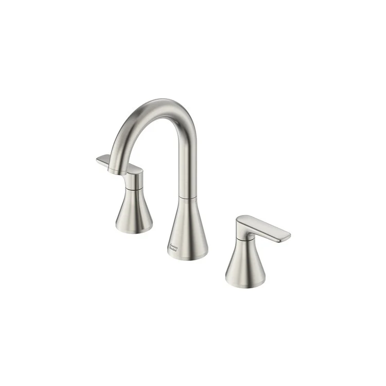 Lavatory Faucet Aspirations Widespread 13-11/32 Inch Spread 2 Lever ADA CALGreen/CEC/WaterSense Brushed Nickel 1.2 Gallons per Minute - Frankwebs