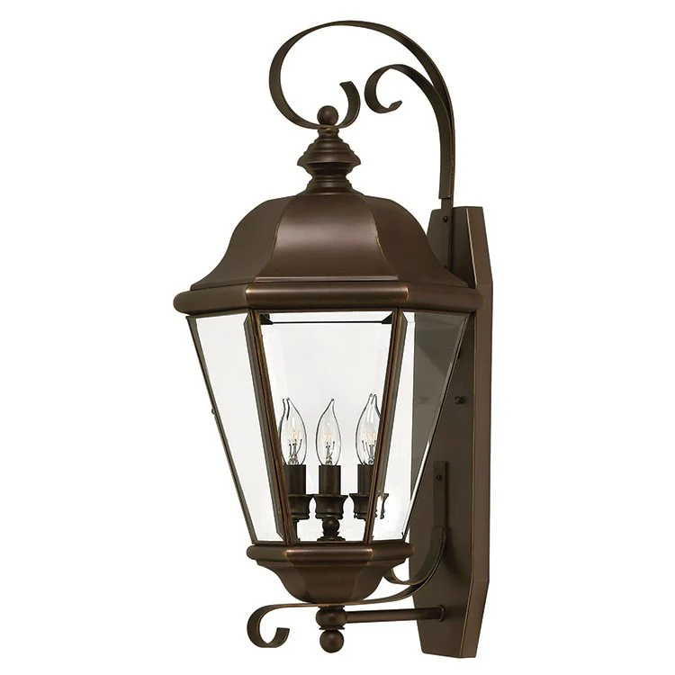 Clifton Park Three-Light Large Wall-Mount Lantern - Frankwebs