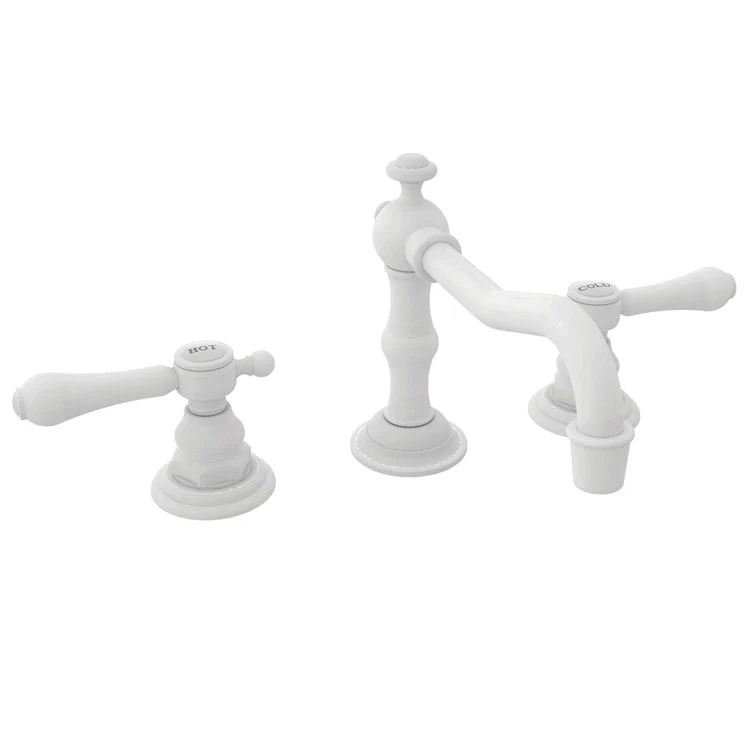 Lavatory Faucet Chesterfield Widespread 8 to 20 Inch Spread 2 Lever ADA Satin Brass PVD 1.2 Gallons per Minute Brass Spout Height 3-5/16 Inch - Frankwebs