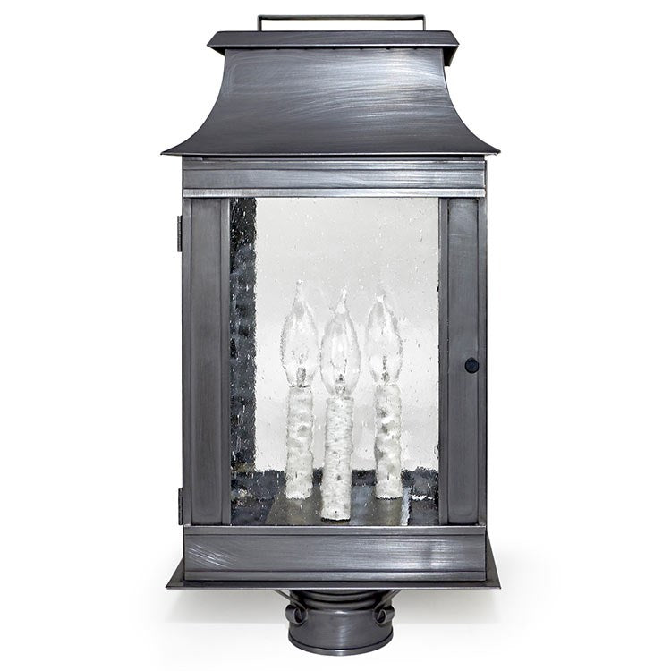 Concord Three-Light Outdoor Pagoda Post Lantern - Frankwebs