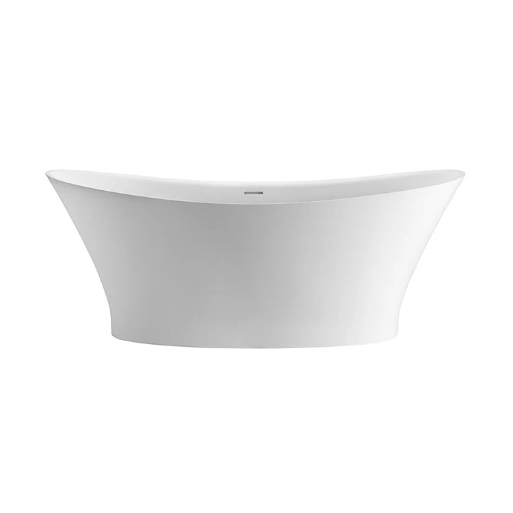 Air Tub Mallory 66 x 35 Inch Freestanding Air Bath Center White Matte Oval Sculpturestone 79 Gallons 26-1/2 Inch - Frankwebs