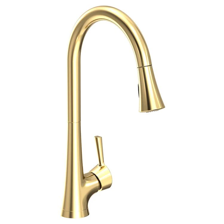 Kitchen Faucet Vespera 1 Lever ADA Matte White Pull Down Spout Height 10 Inch 1.8 Gallons per Minute - Frankwebs
