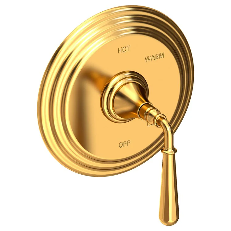 Pressure Balance Valve Trim Bevelle Round 1 Lever Matte White ADA Depth 4-6/7 Inch - Frankwebs