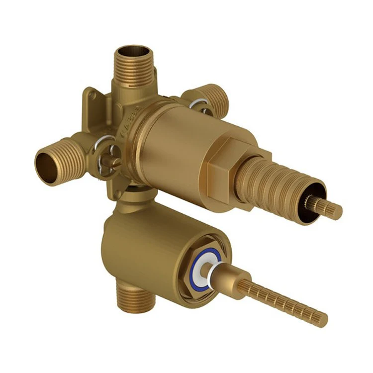 Pressure Balance Valve Body Rough-In Valve 1/2 Inch Brass - Frankwebs
