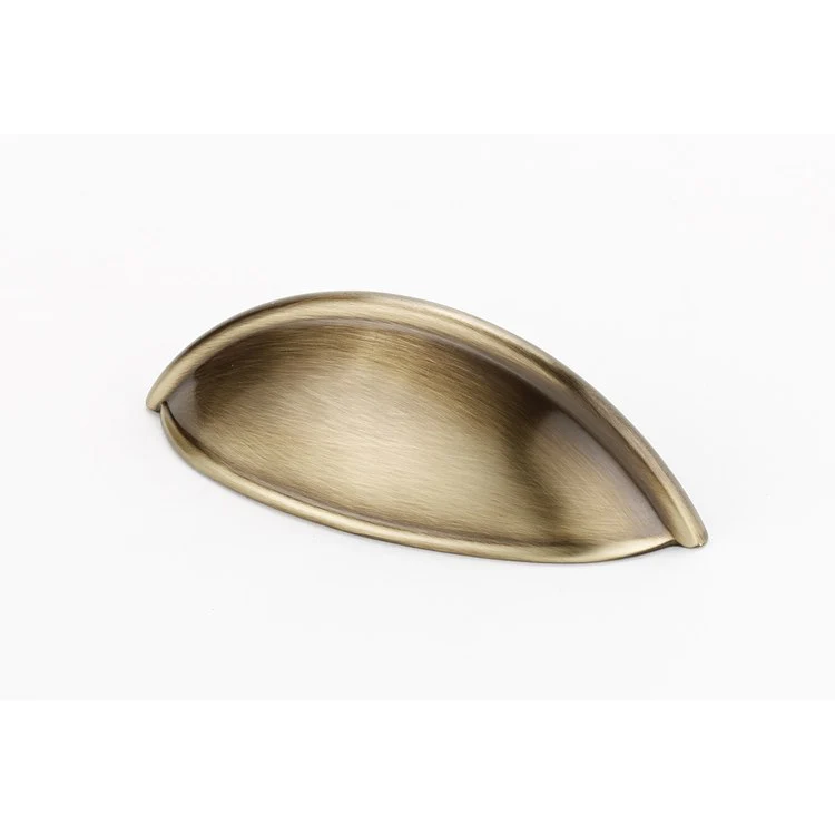 Pull Collection III Cup Polished Antique Brass 3-1/2 Inch 4-3/4 Inch 1-1/4 Inch - Frankwebs