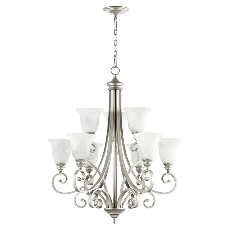 Bryant Nine-Light Two-Tier Chandelier - Frankwebs