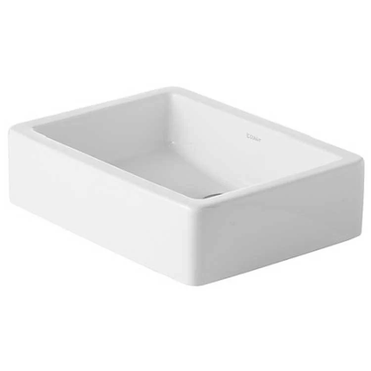 Lavatory Sink Vero Ground WonderGliss Surface Treatment less Overflow 15 x 19-5/8 Inch Rectangle White - Frankwebs