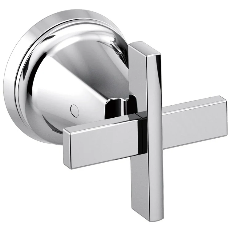 Handle Kit Levoir Brass 2 Cross Brilliance Luxe Nickel ADA for Wall Mount Tub Filler 3-3/4 Inch - Frankwebs