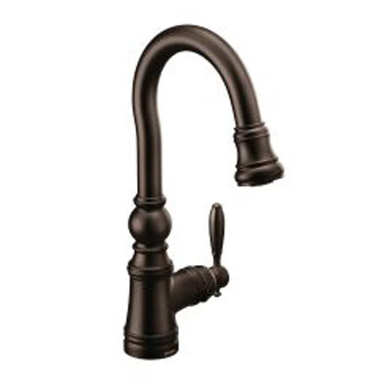 Bar Faucet Weymouth Prep 1 Lever ADA Brushed Gold Pull Down - Frankwebs