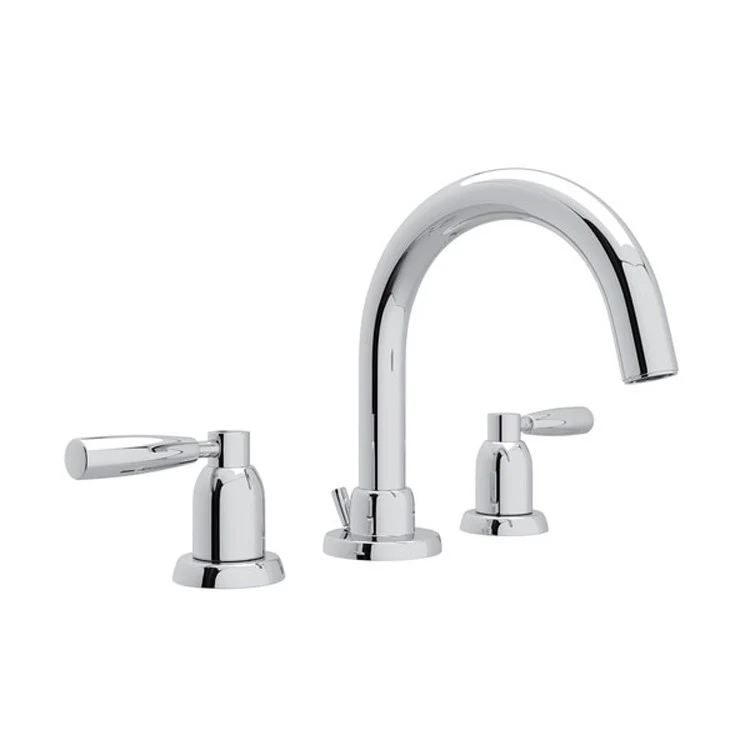 Lavatory Faucet Holborn 2 Lever English Gold 1.2 Gallons per Minute Limited Rotation C-Spout - Frankwebs