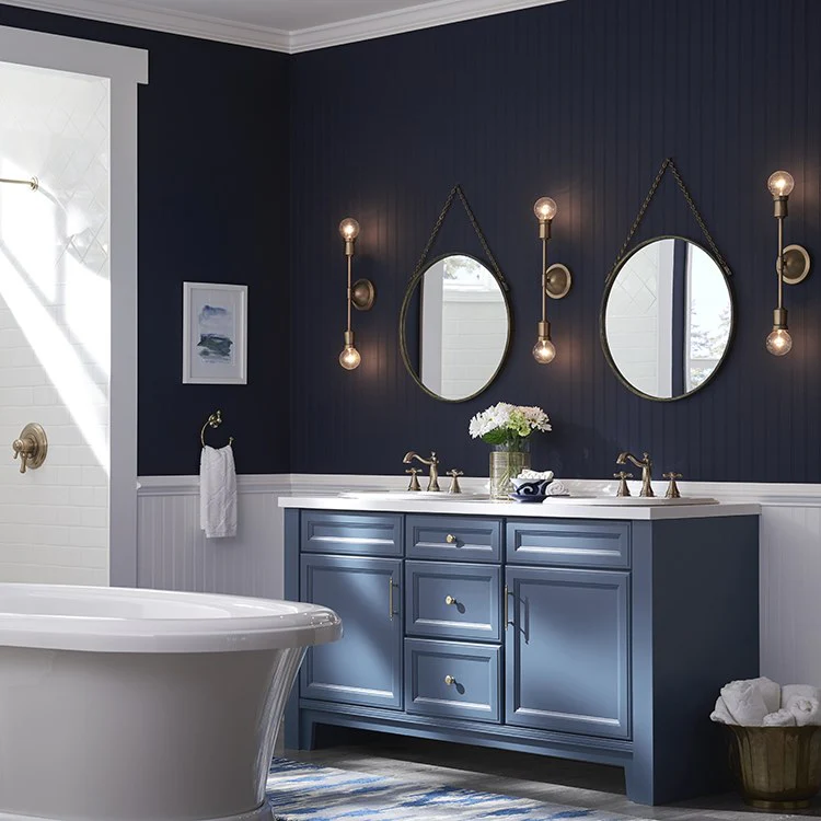 Armstrong Two-Light Bathroom Wall Sconce - Frankwebs