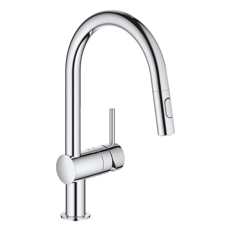 Minta Single Handle Pull-Down Kitchen Faucet with Dual-Function Spray Head - Frankwebs