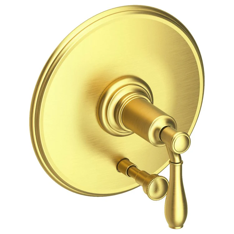 Ithaca Pressure Balance Tub/Shower Valve Trim Only with Lever Handle - Antique Brass - Frankwebs