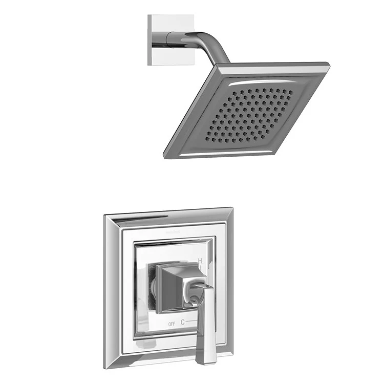 Town Square S Pressure Balance Shower Valve Trim with Cartridge and Water-Saving Shower Head - Frankwebs