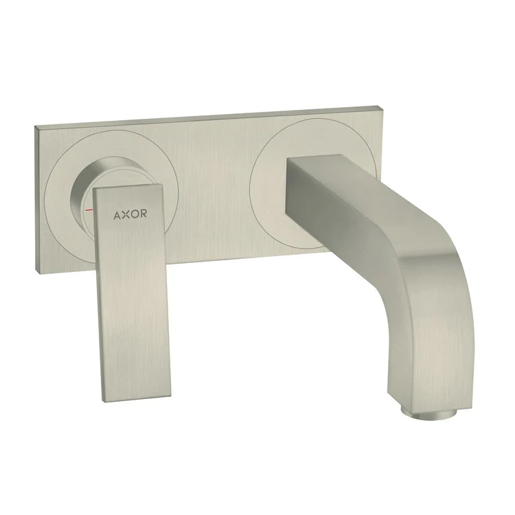 Faucet Trim Citterio Wall Mount with Base Plate 1 Lever Brushed Nickel ADA Rigid - Frankwebs