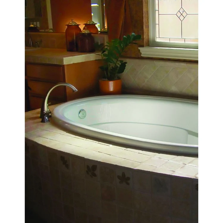 Soaking Tub Designer Collection Riley 66 x 42 Inch Drop-In Tub Only End Biscuit Acrylic - Frankwebs