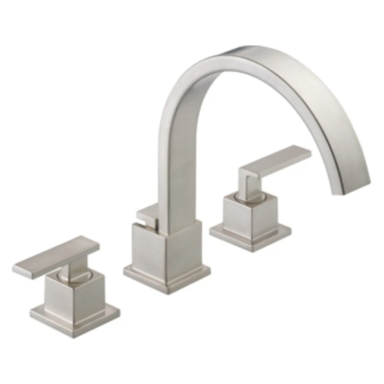Vero Two Handle 3-Hole Roman Tub Faucet - Frankwebs
