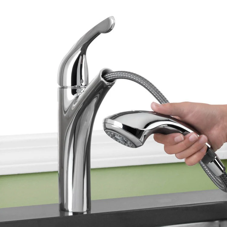 Allegro E Single Handle Pull Out Kitchen Faucet - Frankwebs