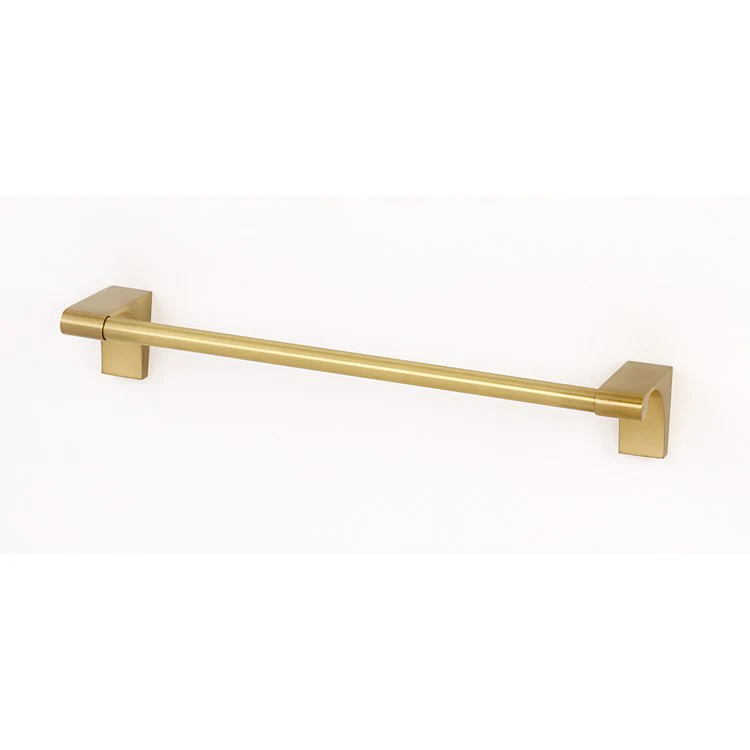 Towel Bar Luna 12 Inch Unlacquered Brass 2-3/4 Inch - Frankwebs