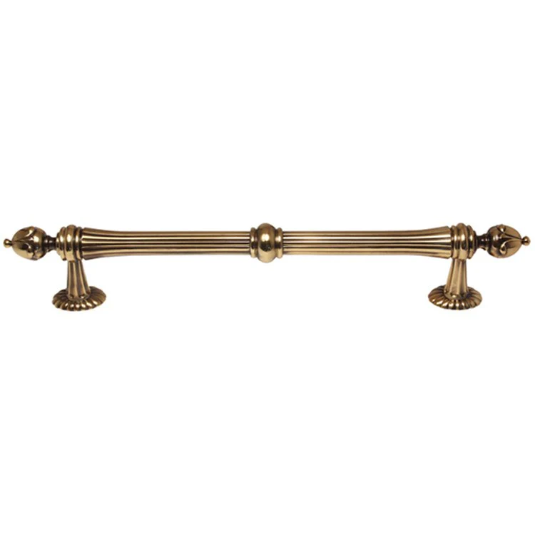 Pull Ornate Oversized Polished Antique Brass 8 Inch 11-5/8 Inch 2 Inch - Frankwebs