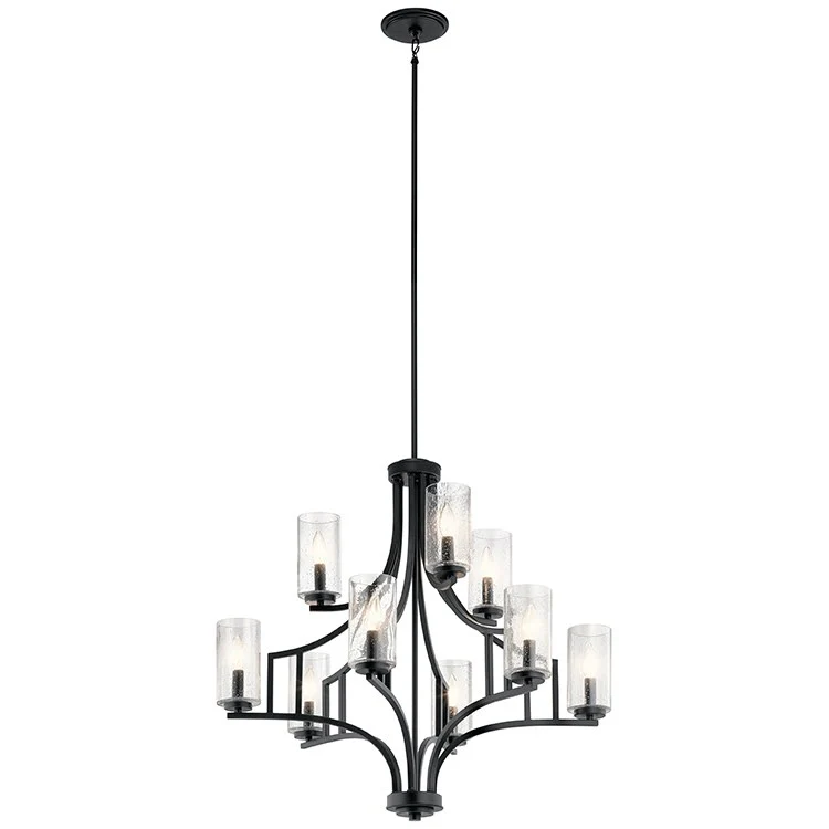 Vara Nine-Light Two-Tier Chandelier - Frankwebs