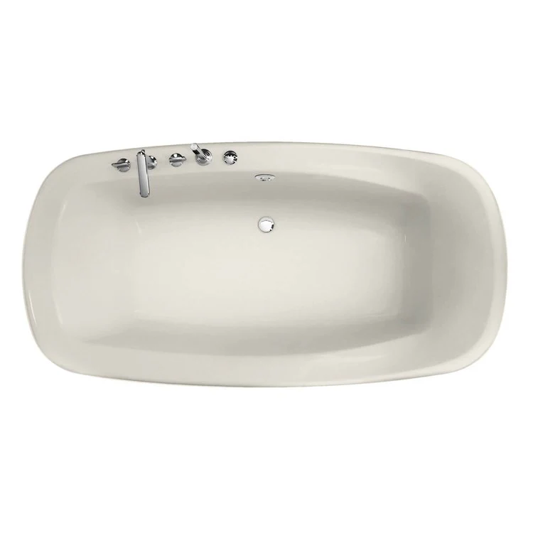 Tub Eterne 72 x 36 x 23-1/2 Inch Drop-in with Hydromax Center Biscuit Acrylic - Frankwebs