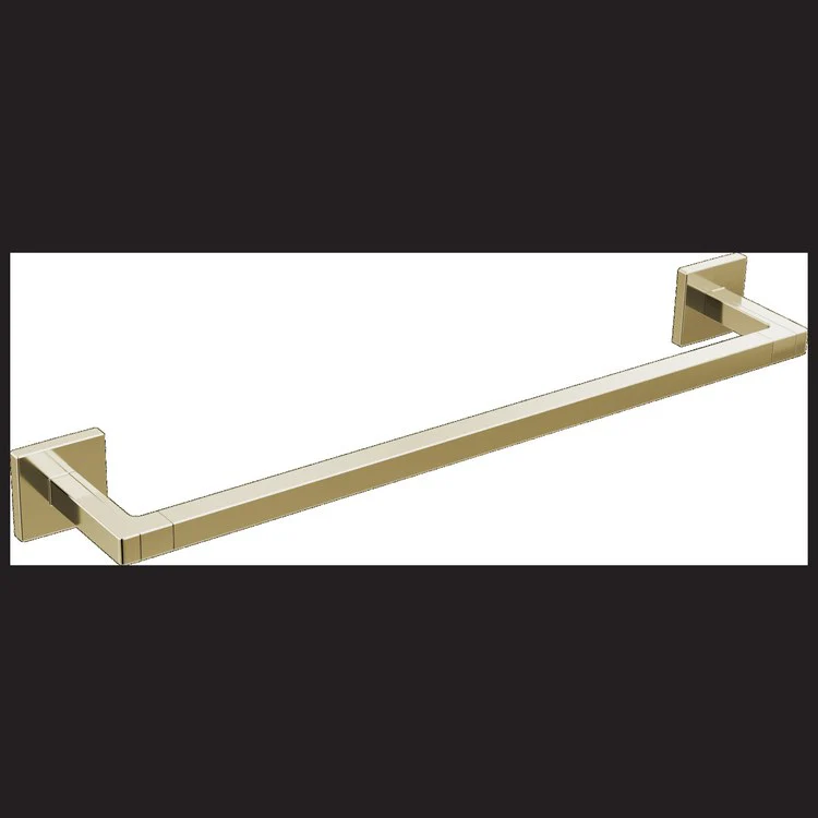Towel Bar Frank Lloyd Wright 18 Inch Single Brilliance Luxe Steel Metal 3-5/16 Inch - Frankwebs