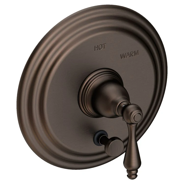 Seaport Pressure Balance Tub/Shower Valve Trim Only with Lever Handle - French Gold PVD - Frankwebs