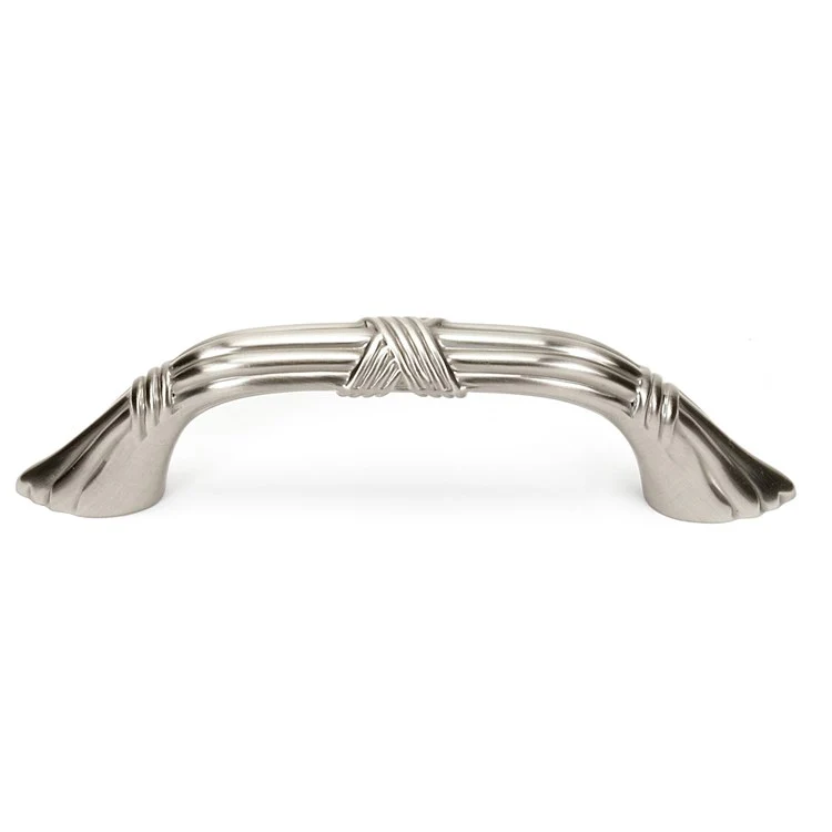 Pull Ribbon and Reed Antique English Matte Brass 3 Inch 4-1/2 Inch 1/2 Inch - Frankwebs