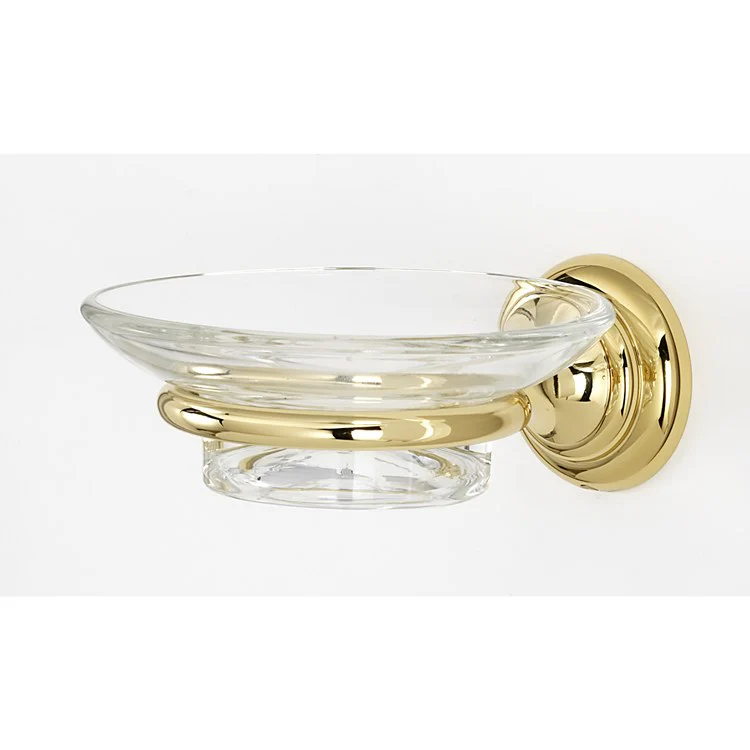 Soap Dish Charlie's Bath Satin Brass Concealed Wall Mount Round 4-1/2 x 4-5/16 x 2 Inch - Frankwebs