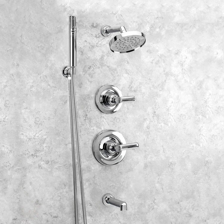 Museo Temptrol Pressure Balance Tub/Shower/Handshower Trim without Mixing Valve - Frankwebs