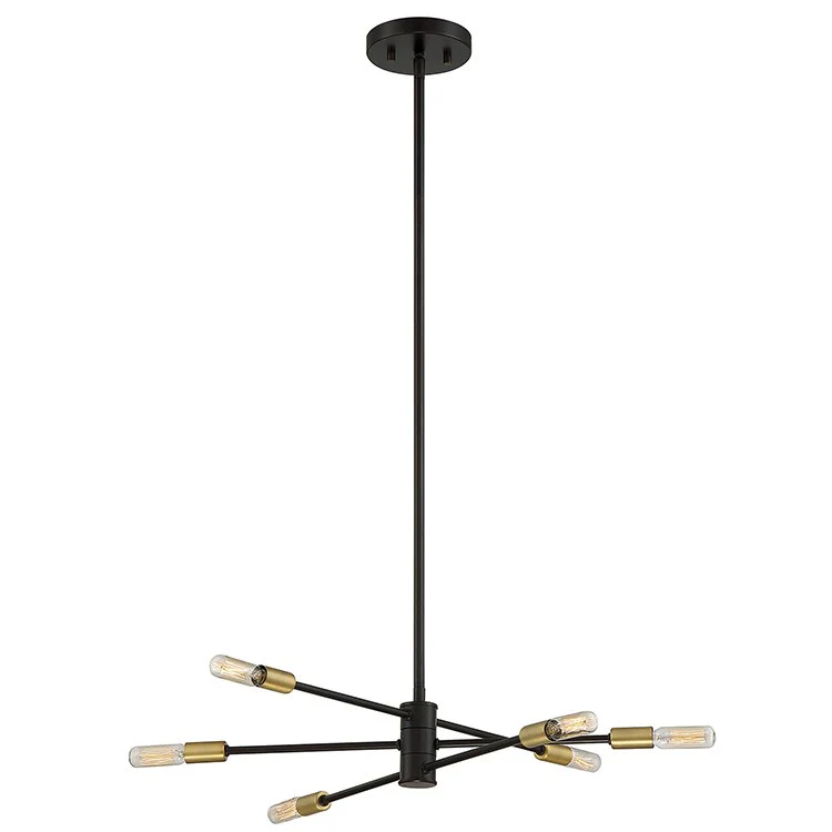 Lyrique Six-Light Chandelier - Frankwebs