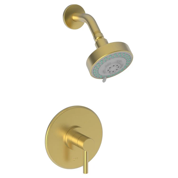 Shower Trim East Linear Pressure Balanced 1 Lever Satin Brass PVD ADA 1.8 Gallons per Minute 1 Function - Frankwebs