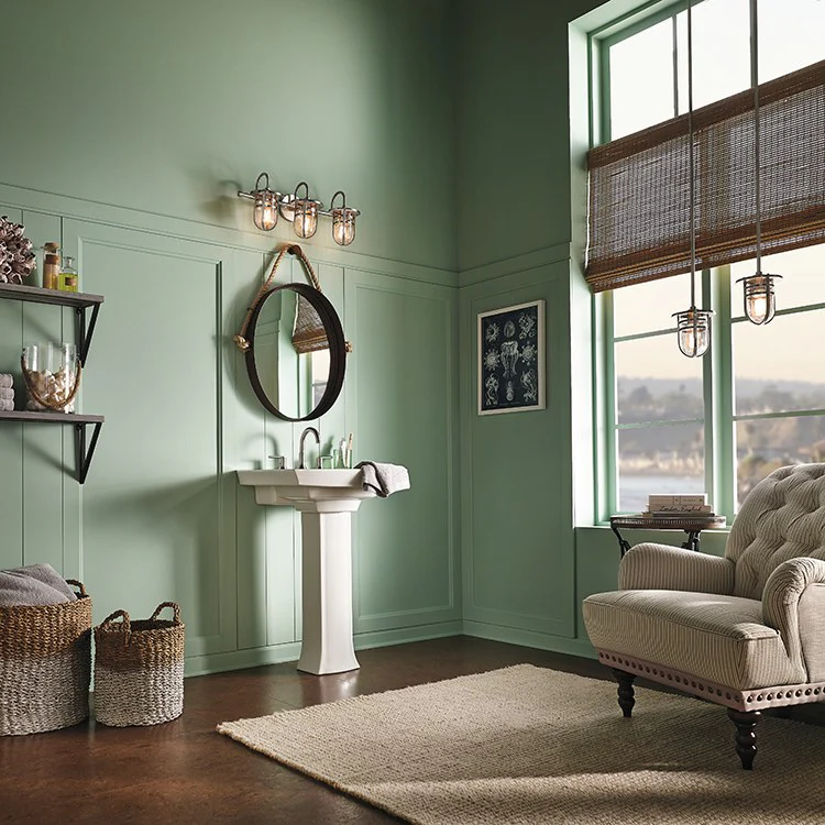 Caparros Three-Light Bathroom Vanity Fixture - Frankwebs